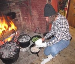 Picture of cooking at Hosmer House