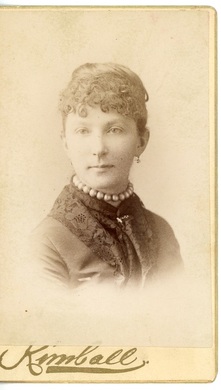 Unidentified Woman by Kimball's Studio Lowell