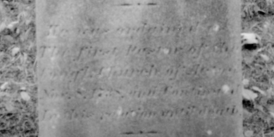 Old photo of inscription