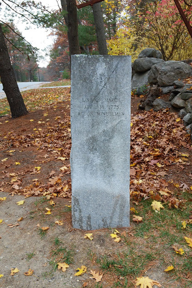 Line of March Marker, John Swift Road & Musket Drive, Acton