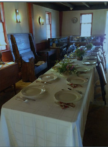 Table set for dinner, Hosmer House