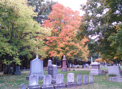 Mount Hope Cemetery scenery
