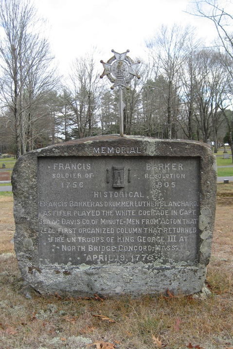 Francis Barker Memorial Stone
