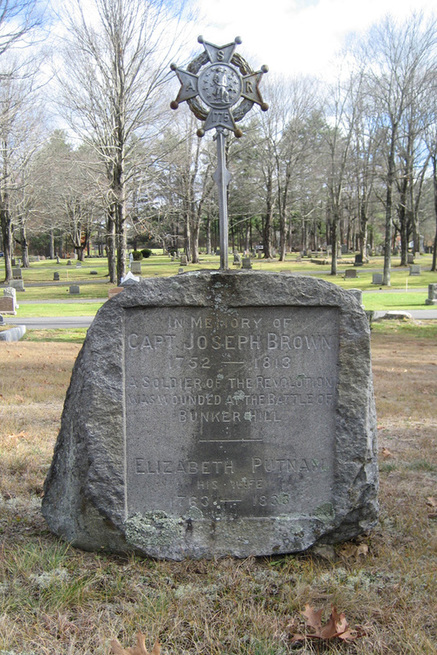 Captain Joseph Brown memorial stone