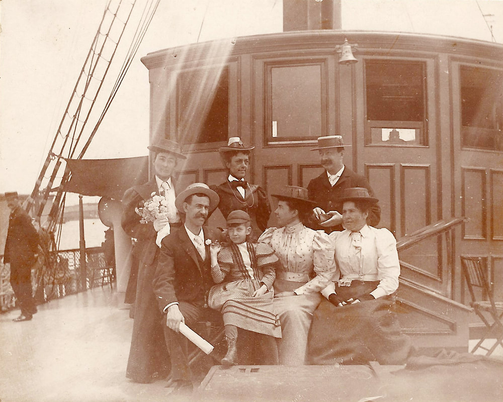Group on board the Yarmouth