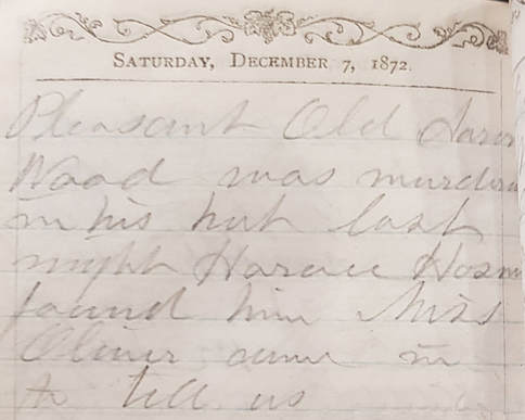 Martha Ball Diary, Dec. 7, 1872