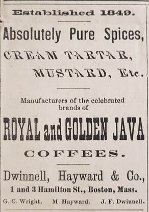 Ad for Dwinell, Hayward & Co, 