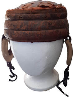 Leather Football Helmet, 1890s