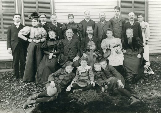 Abram & Harret Jones' Family, 1890s