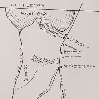 John Handley's property, 1890 Horace Tuttle map