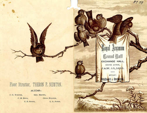 Dance Card 1885
