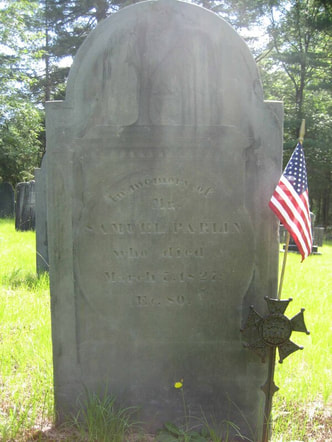 Samuel Parlin gravestone