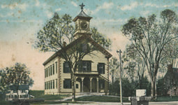 Old Postcard, Acton Town Hall