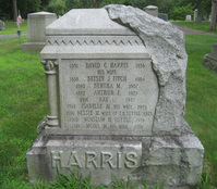 Harris Family Gravestone