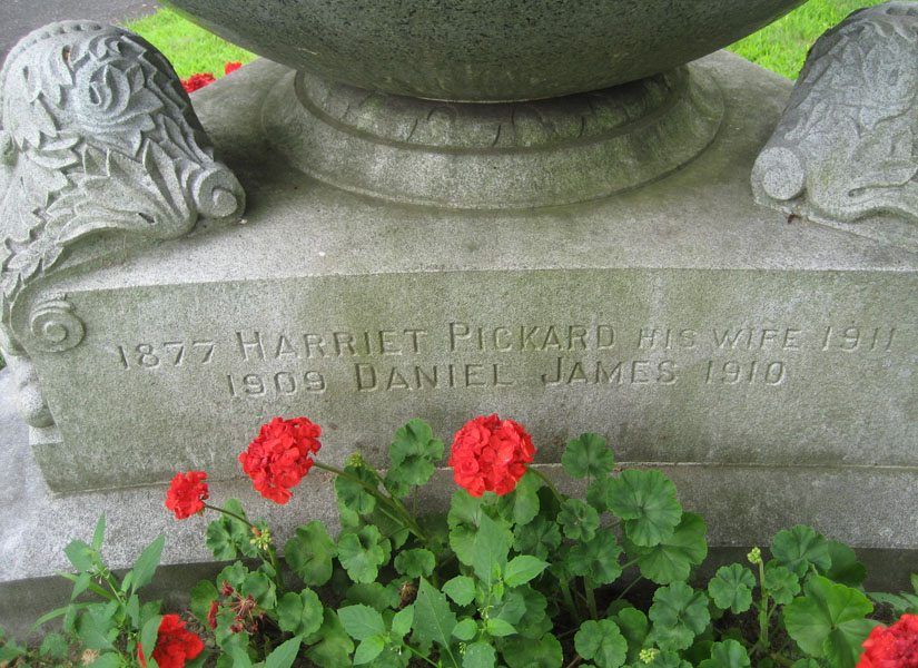 Inscription, Harriet Wetherbee